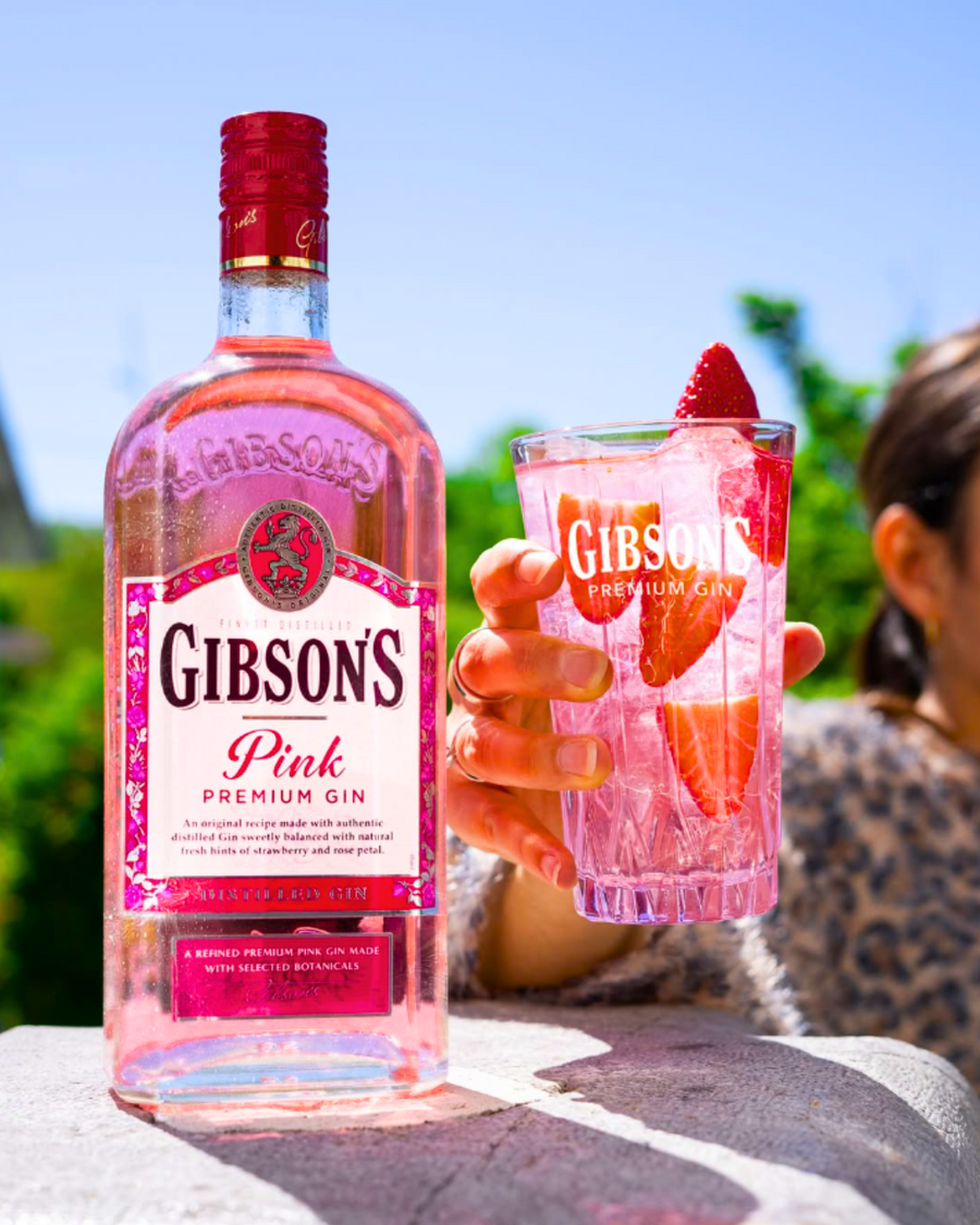 Gibson's Premium Pink Gin - 37,5%