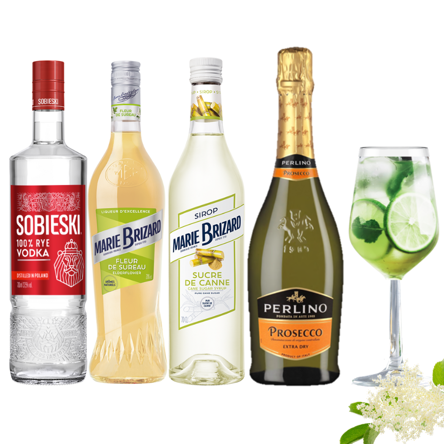 Drinkspakke: Elderflower Spritz Cocktail