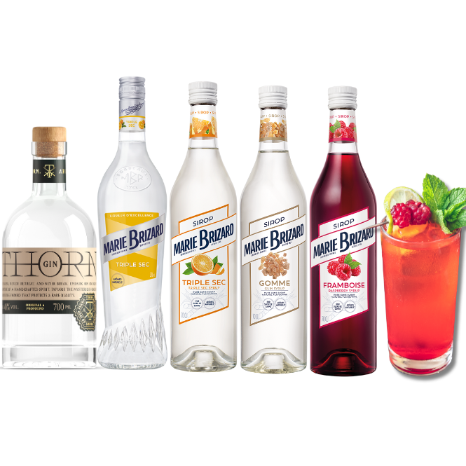 Drinkspakke: Razzmatazz Cocktail & Mocktail