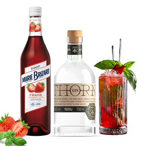 Drinkspakke: Strawberry Basil Smash Cocktail