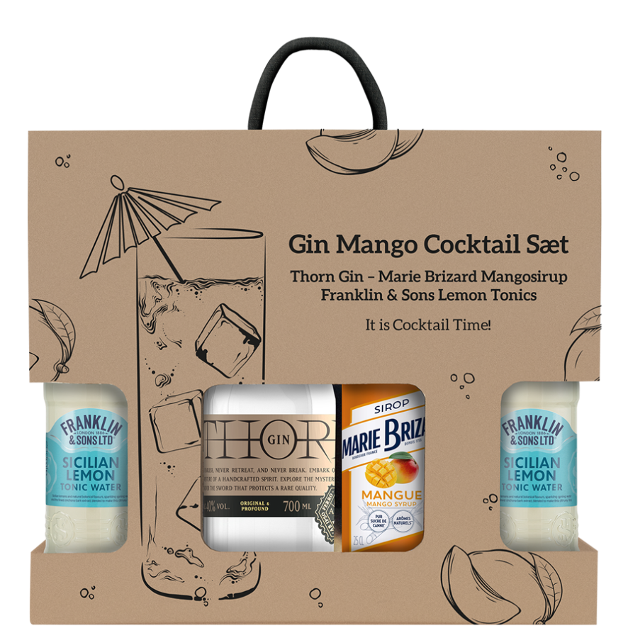 Gin Mango Cocktail sæt