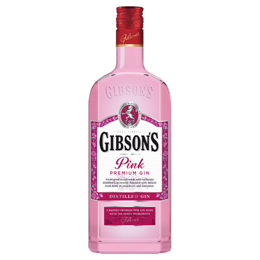 Gibson's Premium Pink Gin - 37,5%